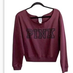 PINK ⭐️  Victoria’s Secret crop sweatshirt